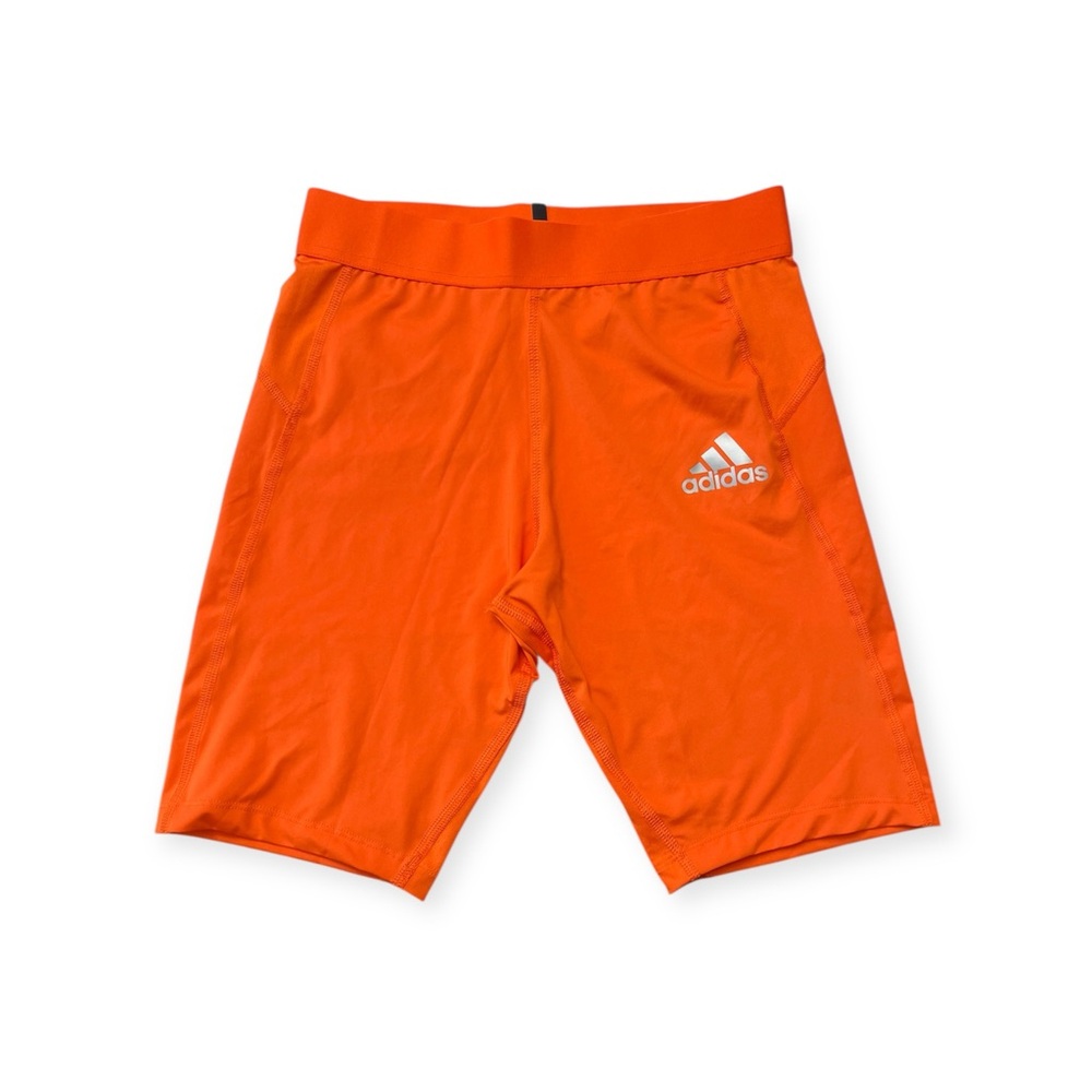 Adidas Vibrant Orange Athletic Shorts